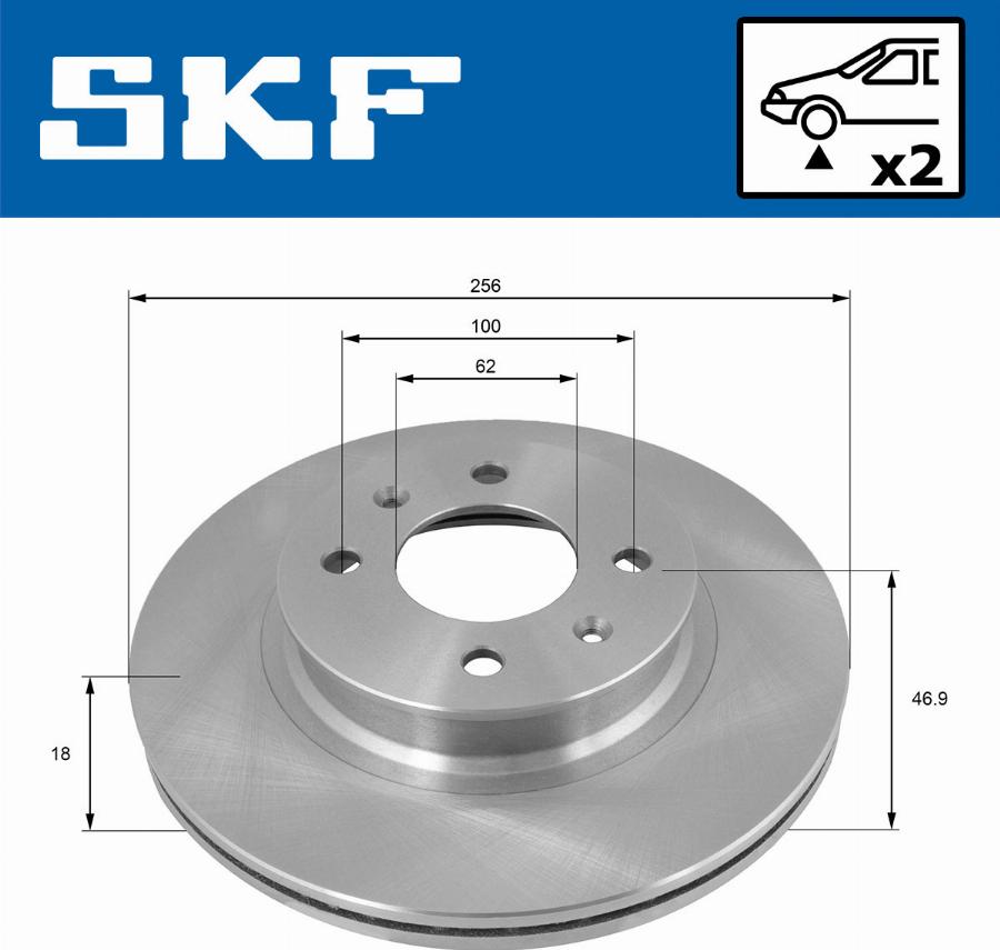 SKF VKBD 81158 V2 - Kočioni disk www.molydon.hr