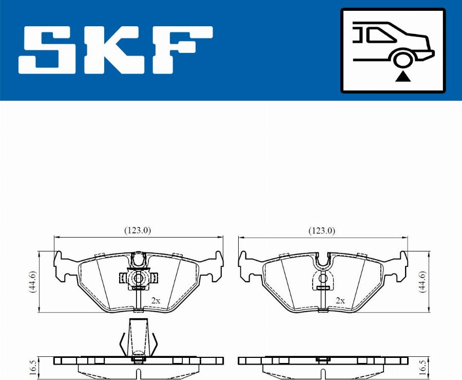 SKF VKBP 90561 - Komplet Pločica, disk-kočnica www.molydon.hr