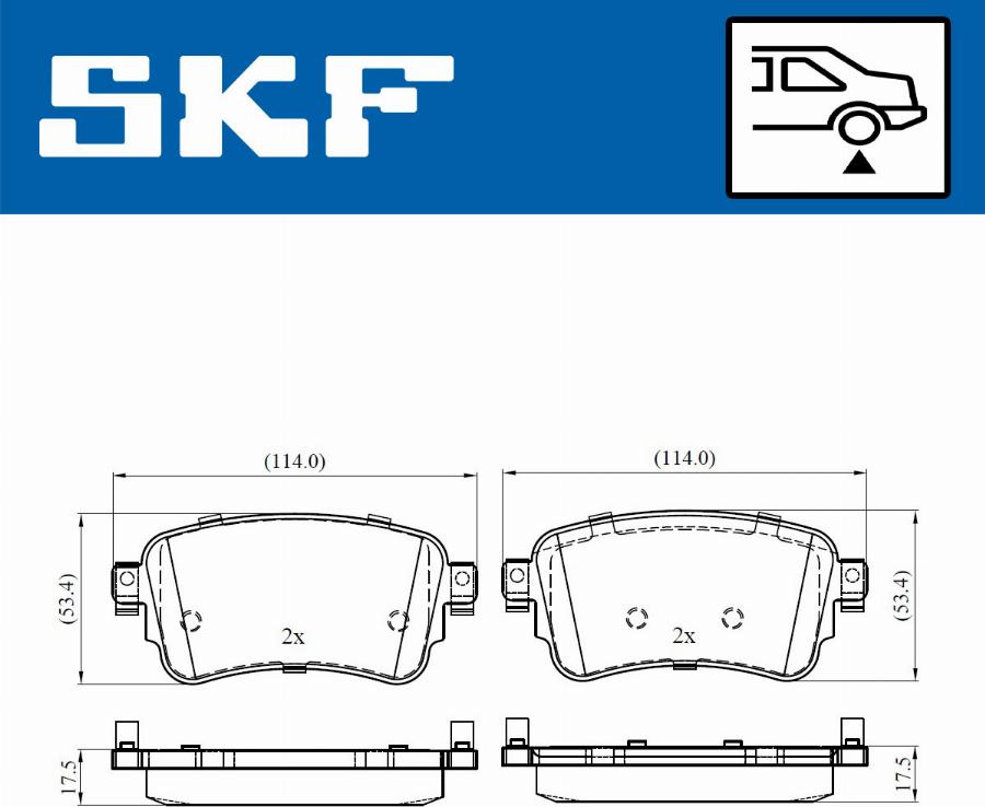 SKF VKBP 90059 - Komplet Pločica, disk-kočnica www.molydon.hr