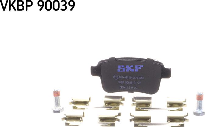 SKF VKBP 90039 - Komplet Pločica, disk-kočnica www.molydon.hr