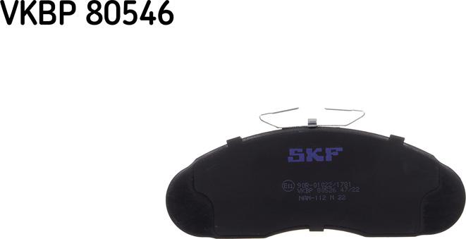 SKF VKBP 80546 A - Komplet Pločica, disk-kočnica www.molydon.hr