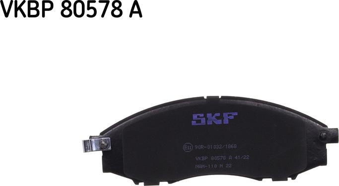 SKF VKBP 80578 A - Komplet Pločica, disk-kočnica www.molydon.hr