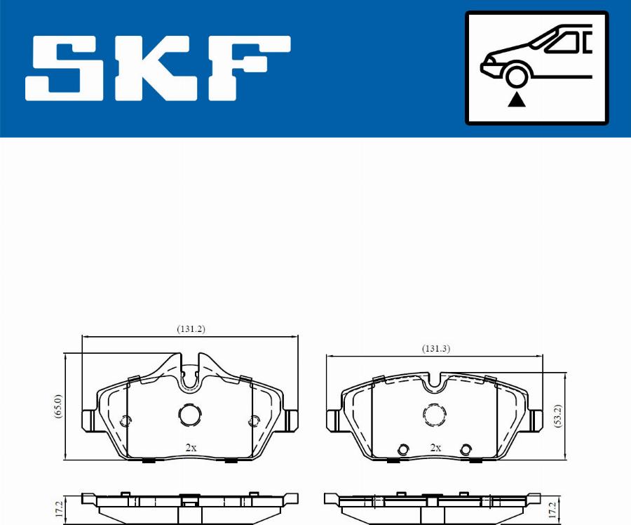 SKF VKBP 80093 - Komplet Pločica, disk-kočnica www.molydon.hr
