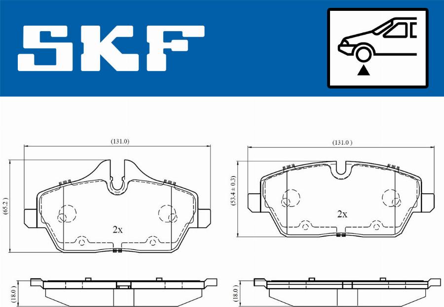 SKF VKBP 80079 - Komplet Pločica, disk-kočnica www.molydon.hr