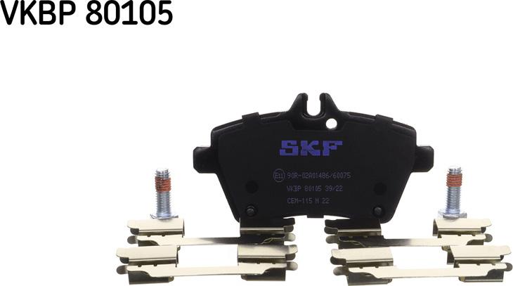 SKF VKBP 80105 - Komplet Pločica, disk-kočnica www.molydon.hr