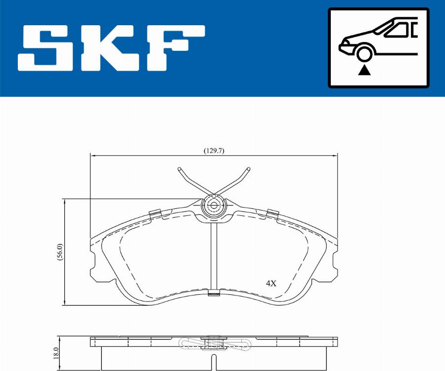 SKF VKBP 80356 - Komplet Pločica, disk-kočnica www.molydon.hr