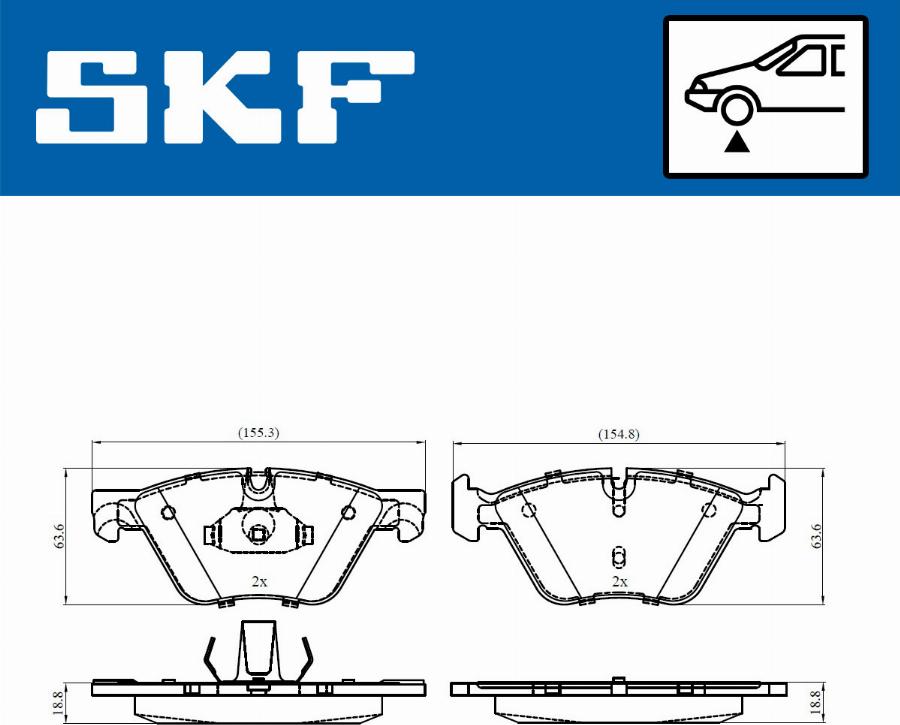 SKF VKBP 80246 - Komplet Pločica, disk-kočnica www.molydon.hr