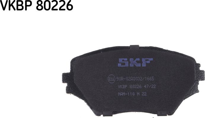 SKF VKBP 80226 - Komplet Pločica, disk-kočnica www.molydon.hr