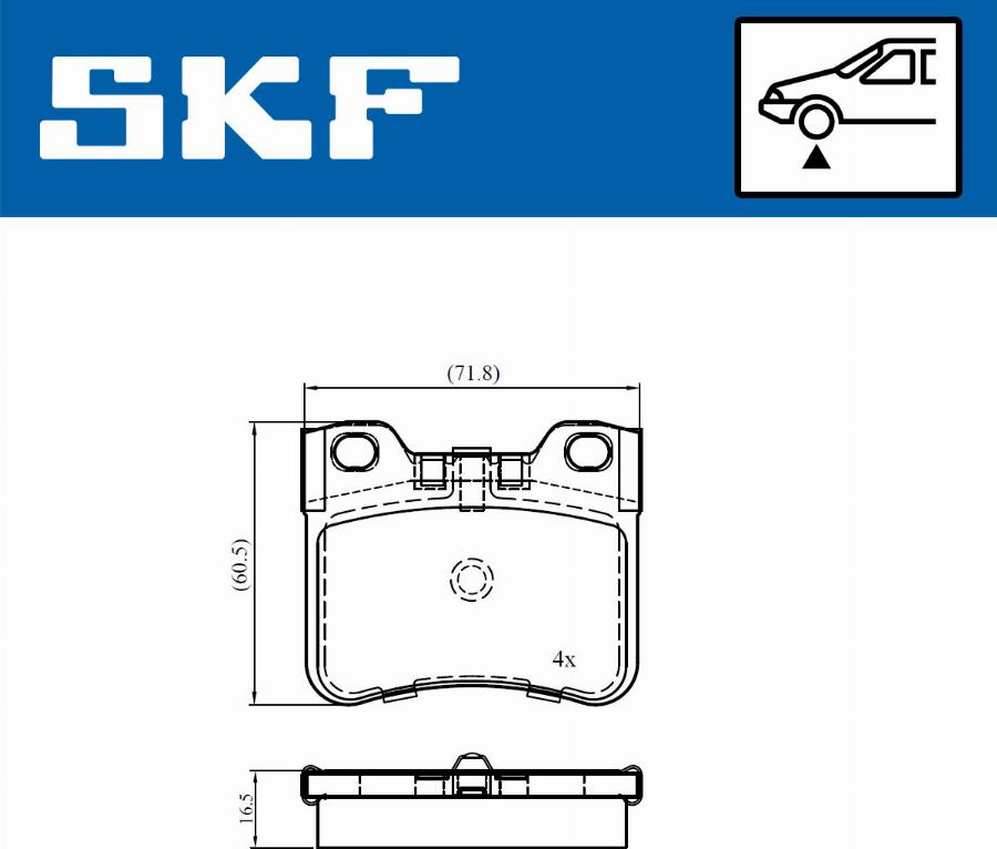 SKF VKBP 81013 - Komplet Pločica, disk-kočnica www.molydon.hr