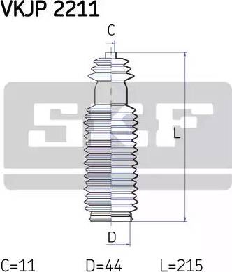 SKF VKJP 2211 - Kompletna Manžeta, upravljanje www.molydon.hr