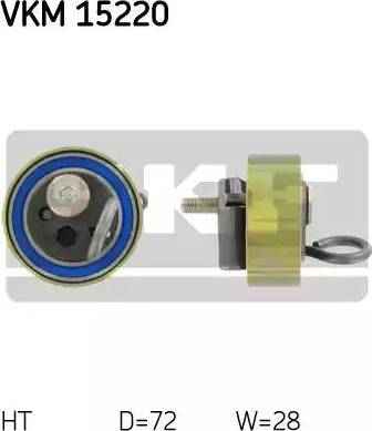 SKF VKM 15220 - Natezač, zupčasti remen  www.molydon.hr