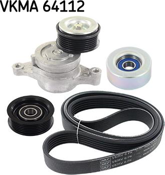 SKF VKMA 64112 - Garnitura klinastog rebrastog remena www.molydon.hr