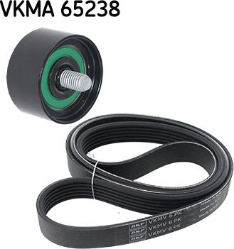 SKF VKMA 65238 - Garnitura klinastog rebrastog remena www.molydon.hr