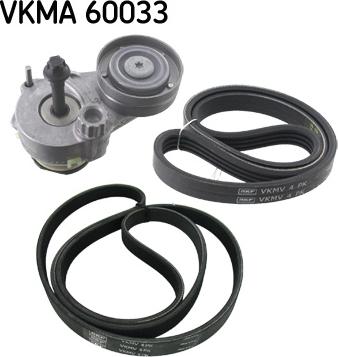 SKF VKMA 60033 - Garnitura klinastog rebrastog remena www.molydon.hr