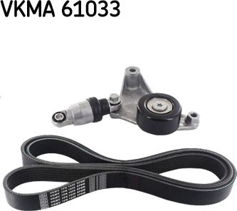 SKF VKMA 61033 - Garnitura klinastog rebrastog remena www.molydon.hr