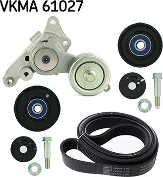 SKF VKMA 61027 - Garnitura klinastog rebrastog remena www.molydon.hr