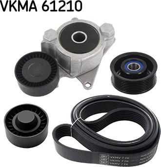 SKF VKMA 61210 - Garnitura klinastog rebrastog remena www.molydon.hr