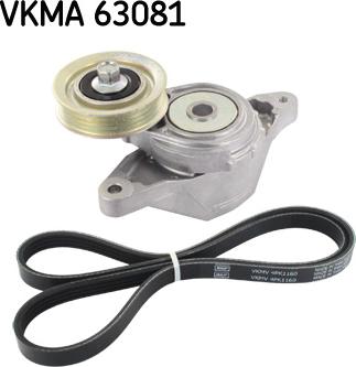 SKF VKMA 63081 - Garnitura klinastog rebrastog remena www.molydon.hr