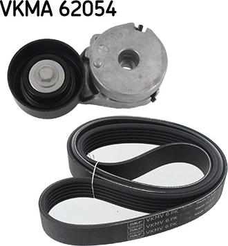 SKF VKMA 62054 - Garnitura klinastog rebrastog remena www.molydon.hr