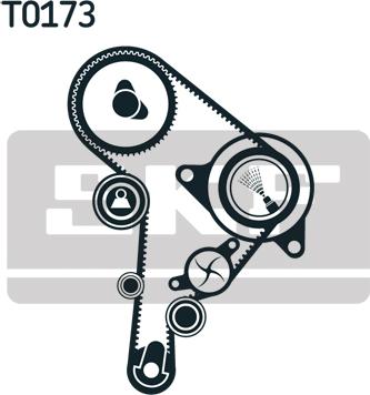 SKF VKMA 01130 - Komplet zupčastog remena www.molydon.hr