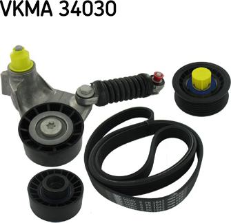 SKF VKMA 34030 - Garnitura klinastog rebrastog remena www.molydon.hr