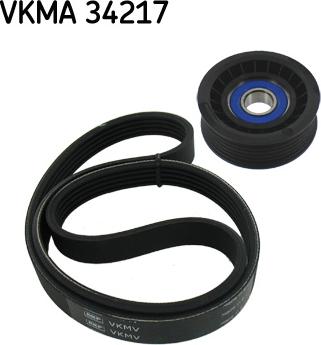 SKF VKMA 34217 - Garnitura klinastog rebrastog remena www.molydon.hr