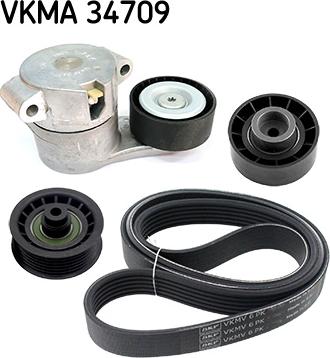 SKF VKMA 34709 - Garnitura klinastog rebrastog remena www.molydon.hr