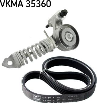 SKF VKMA 35360 - Garnitura klinastog rebrastog remena www.molydon.hr