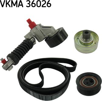 SKF VKMA 36026 - Garnitura klinastog rebrastog remena www.molydon.hr