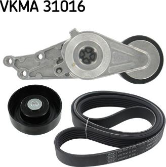 SKF VKMA 31016 - Garnitura klinastog rebrastog remena www.molydon.hr