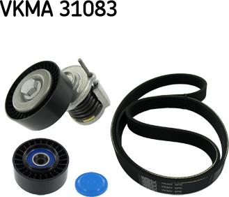 SKF VKMA 31083 - Garnitura klinastog rebrastog remena www.molydon.hr