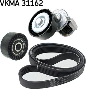 SKF VKMA 31162 - Garnitura klinastog rebrastog remena www.molydon.hr