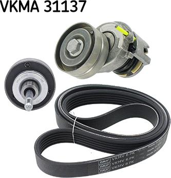 SKF VKMA 31137 - Garnitura klinastog rebrastog remena www.molydon.hr