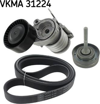 SKF VKMA 31224 - Garnitura klinastog rebrastog remena www.molydon.hr