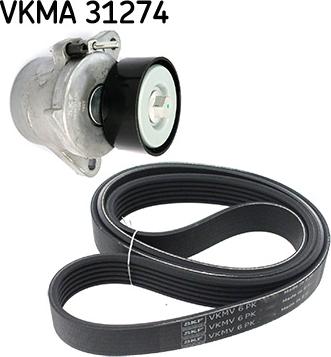 SKF VKMA 31274 - Garnitura klinastog rebrastog remena www.molydon.hr