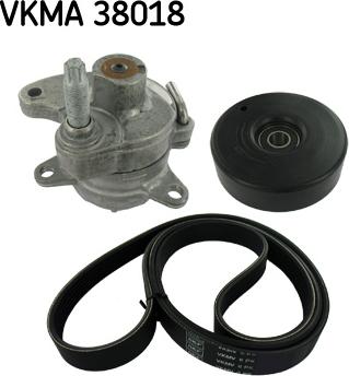 SKF VKMA 38018 - Garnitura klinastog rebrastog remena www.molydon.hr