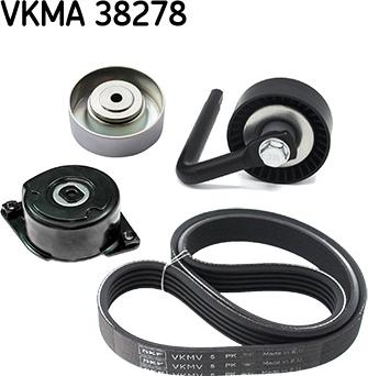 SKF VKMA 38278 - Garnitura klinastog rebrastog remena www.molydon.hr