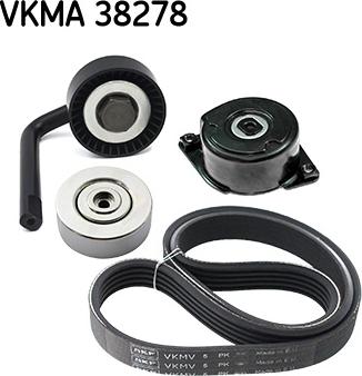 SKF VKMA 38278 - Garnitura klinastog rebrastog remena www.molydon.hr