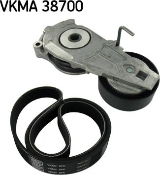 SKF VKMA 38700 - Garnitura klinastog rebrastog remena www.molydon.hr