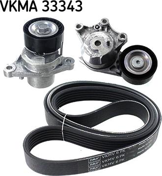 SKF VKMA 33343 - Garnitura klinastog rebrastog remena www.molydon.hr