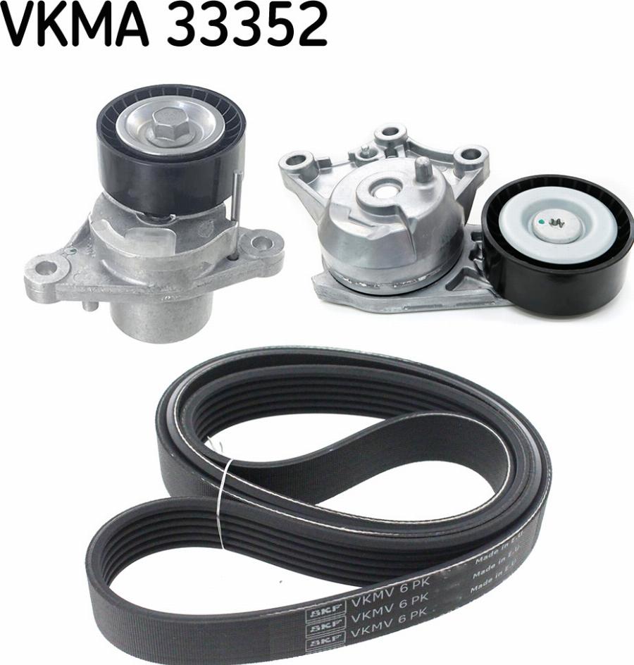 SKF VKMA 33352 - Garnitura klinastog rebrastog remena www.molydon.hr