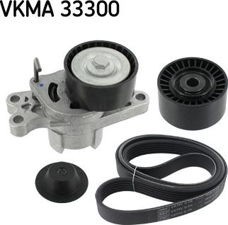 SKF VKMA 33300 - Garnitura klinastog rebrastog remena www.molydon.hr