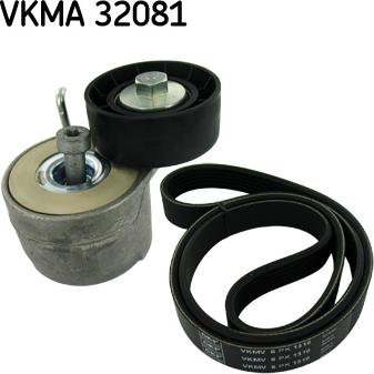 SKF VKMA 32081 - Garnitura klinastog rebrastog remena www.molydon.hr