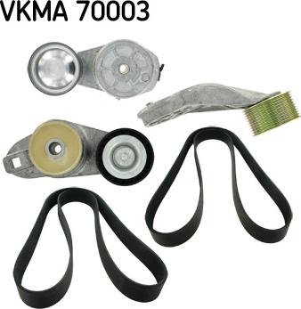 SKF VKMA 70003 - Garnitura klinastog rebrastog remena www.molydon.hr