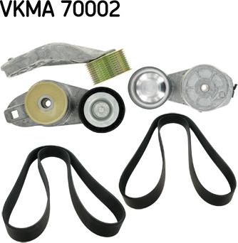 SKF VKMA 70002 - Garnitura klinastog rebrastog remena www.molydon.hr