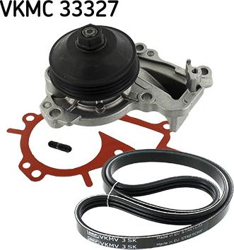 SKF VKMC 33327 - Vodena pumpa + garnitura klinastog rebrastog remena www.molydon.hr