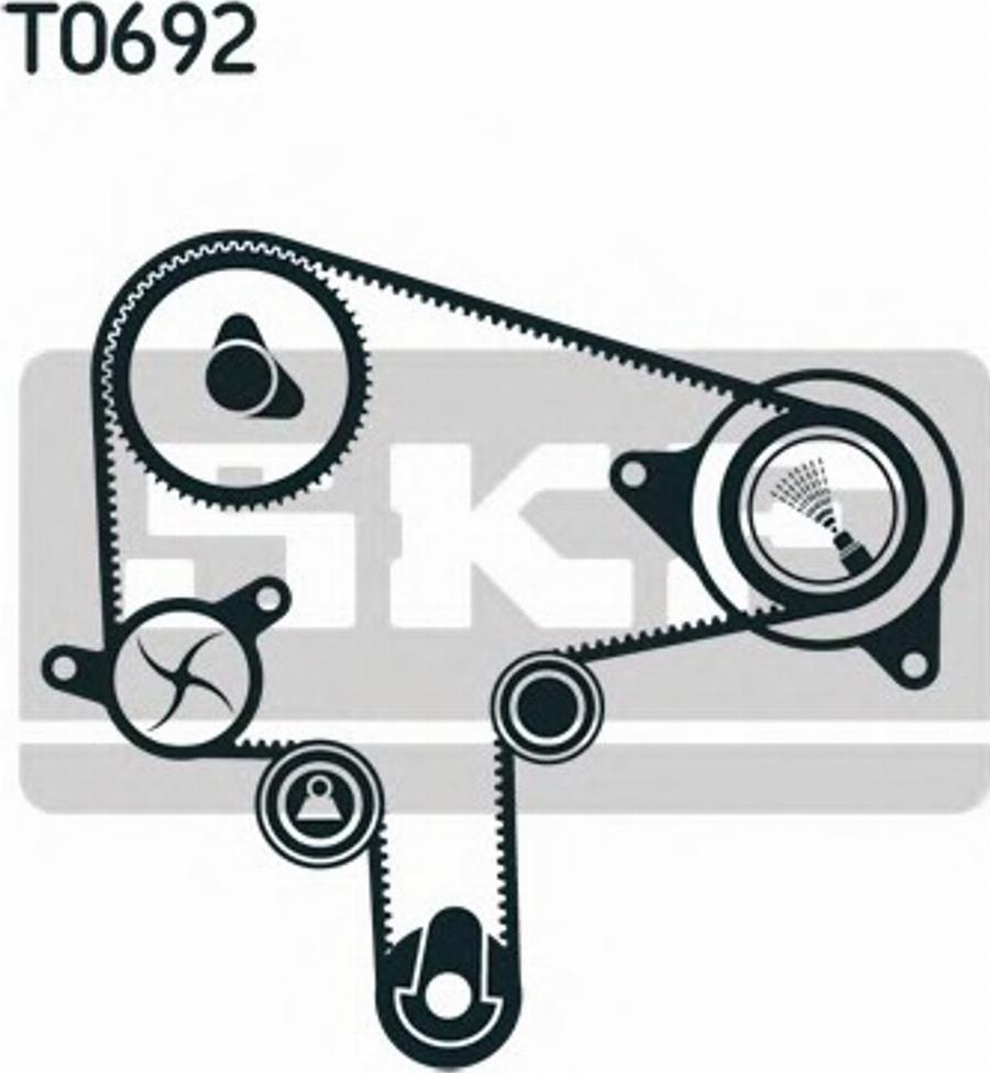 SKF VKMS 94619 - Komplet zupčastog remena www.molydon.hr