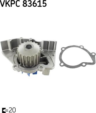 SKF VKPC 83615 - Vodena pumpa www.molydon.hr