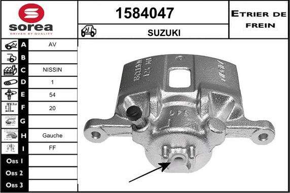 SNRA 1584047 - kočione čeljusti www.molydon.hr