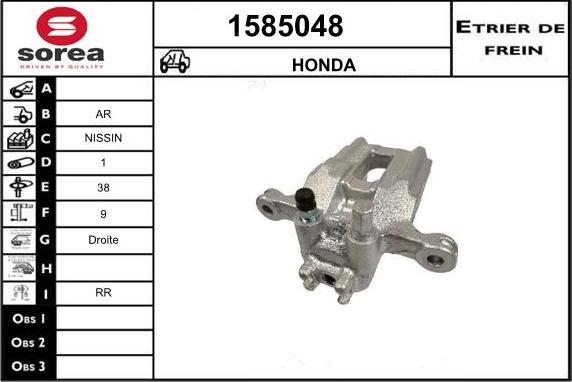 SNRA 1585048 - kočione čeljusti www.molydon.hr